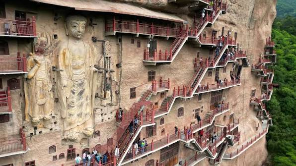 Maijishan, Ribuan Patung Buddha Di Ketinggian Ekstrem